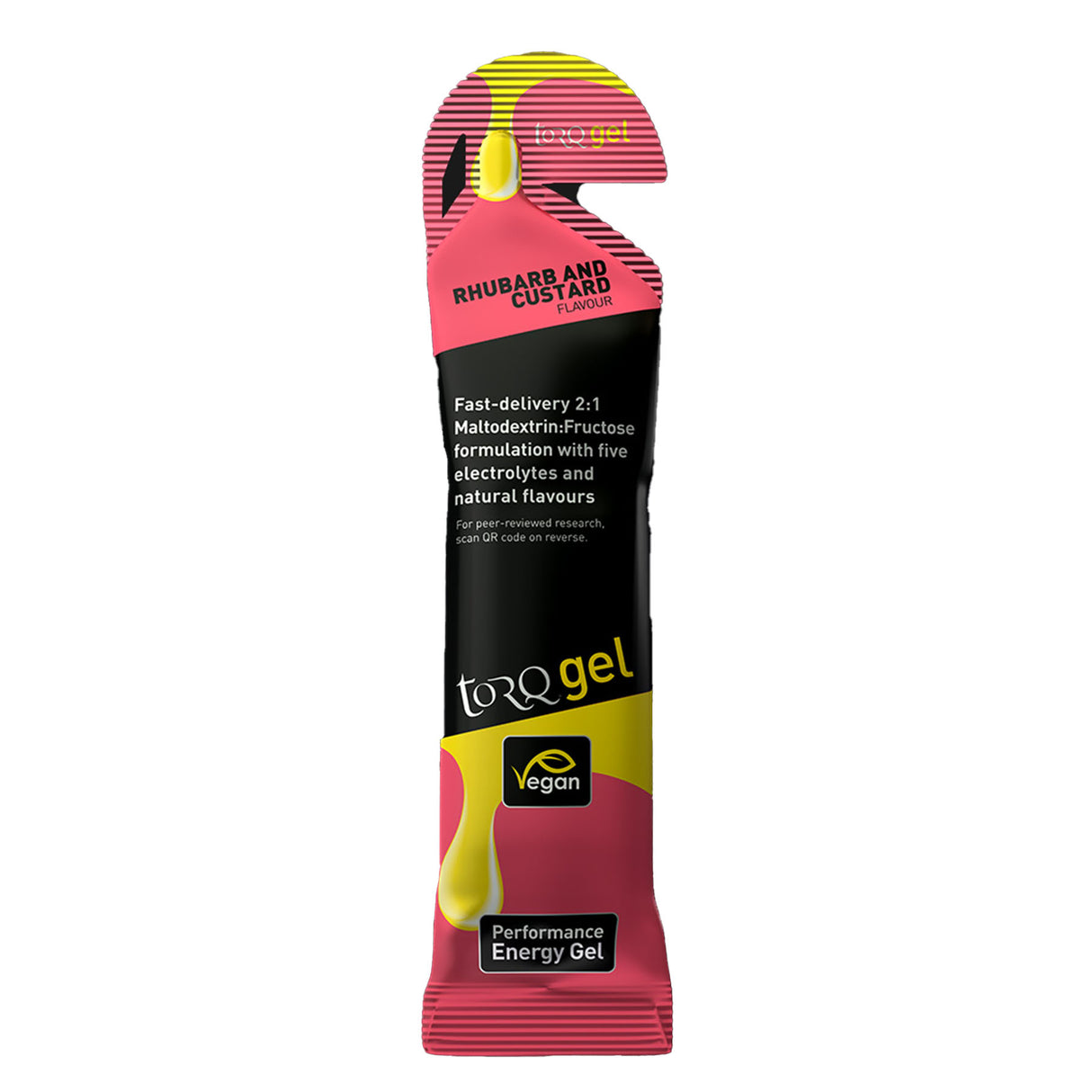 TORQ Energy Gel Raspberry Ripple-Black Cherry Yoghurt-Rhubarb & Custard-Apple Crumble - 53 Degrees North 
