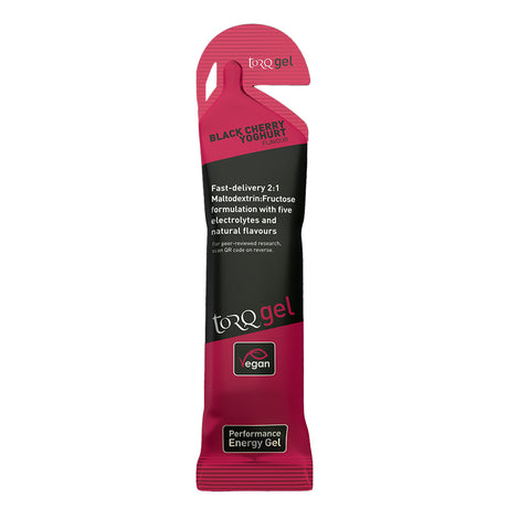 TORQ Energy Gel Raspberry Ripple-Black Cherry Yoghurt-Rhubarb & Custard-Apple Crumble - 53 Degrees North 