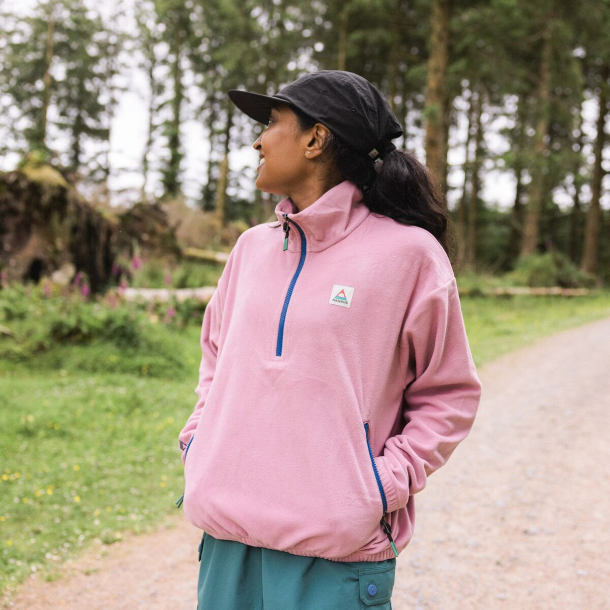 Passenger Women's Ayla Recycled Micro Polartec Fleece Pink Haze / X-Small-Pink Haze / Small-Pink Haze / Medium-Pink Haze / Large-Pink Haze / X-Large #- 53 Degrees North 