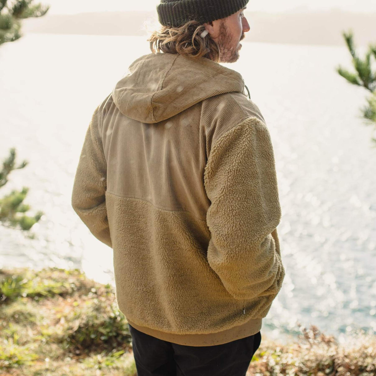 Passenger Men's Adventure Recycled Deep Pile Sherpa Fleece Jacket Rich Navy / Small-Rich Navy / Medium-Rich Navy / Large-Rich Navy / X-Large-Rich Navy / XX-Large #- 53 Degrees North 