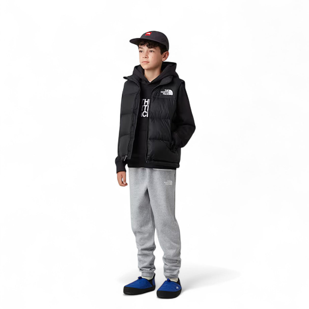 The North Face Teen 1996 Retro Nuptse Vest TNF Black / Age 7-8-TNF Black / Age 9-10-TNF Black / Age 11-12-TNF Black / Age 14-16 #- 53 Degrees North 