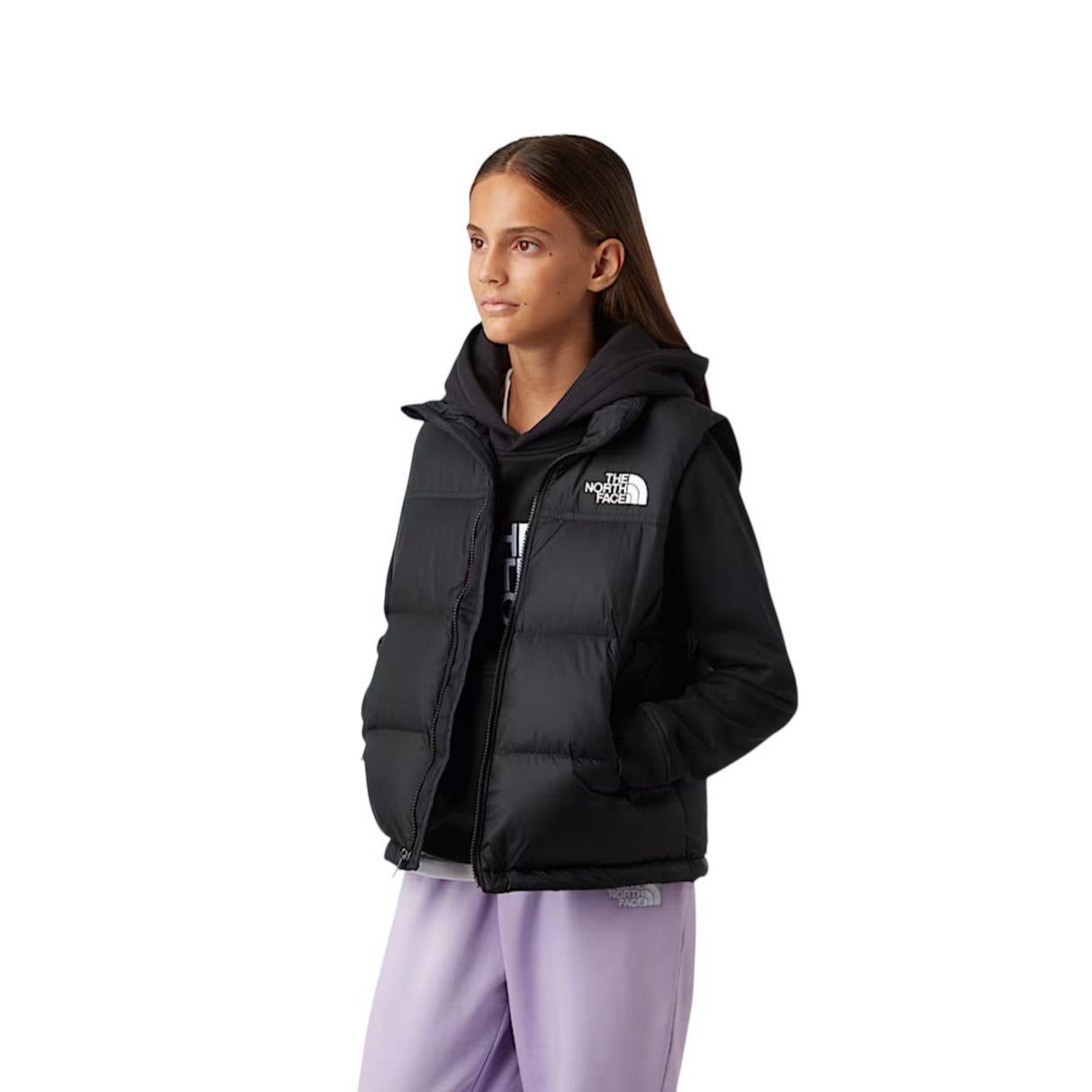 The North Face Teen 1996 Retro Nuptse Vest TNF Black / Age 7-8-TNF Black / Age 9-10-TNF Black / Age 11-12-TNF Black / Age 14-16 #- 53 Degrees North 