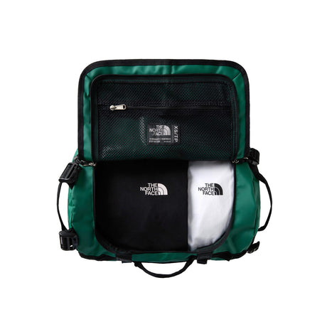 The North Face Base Camp Duffel Bag X-Small Summit Gold/TNF Black-TNF Black/TNF White-Metal Pink/Hushed Laven-Evergreen/TNF Black - 53 Degrees North 