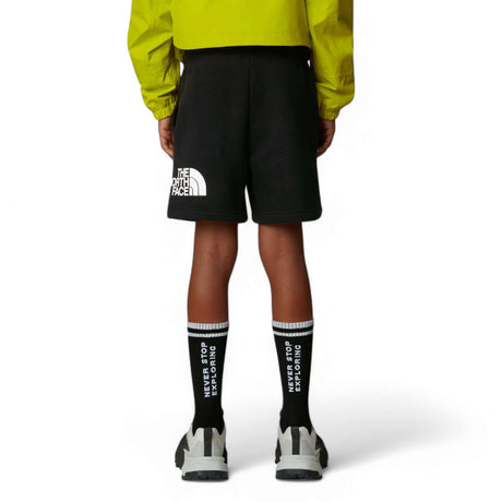 The North Face Boys' Regular Cotton Shorts TNF Black / Age 7-8-TNF Black / Age 9-10-TNF Black / Age 11-12-TNF Black / Age 14-16-TNF Black / Age 18-20 - 53 Degrees North 
