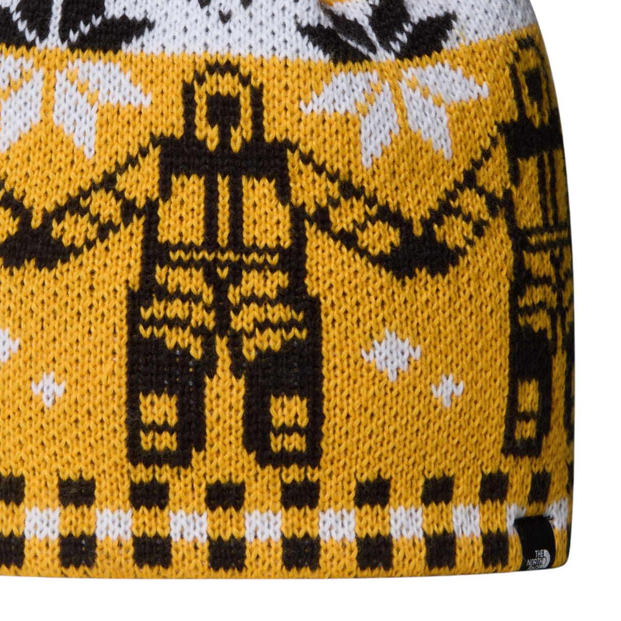 The North Face Cabin Ski Tuke Summit Gold Him Suit Jacquard Pom-TNF Black Jacquard/Pom - 53 Degrees North 