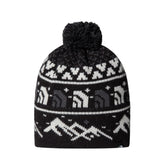 The North Face Cabin Ski Tuke Summit Gold Him Suit Jacquard Pom-TNF Black Jacquard/Pom - 53 Degrees North 