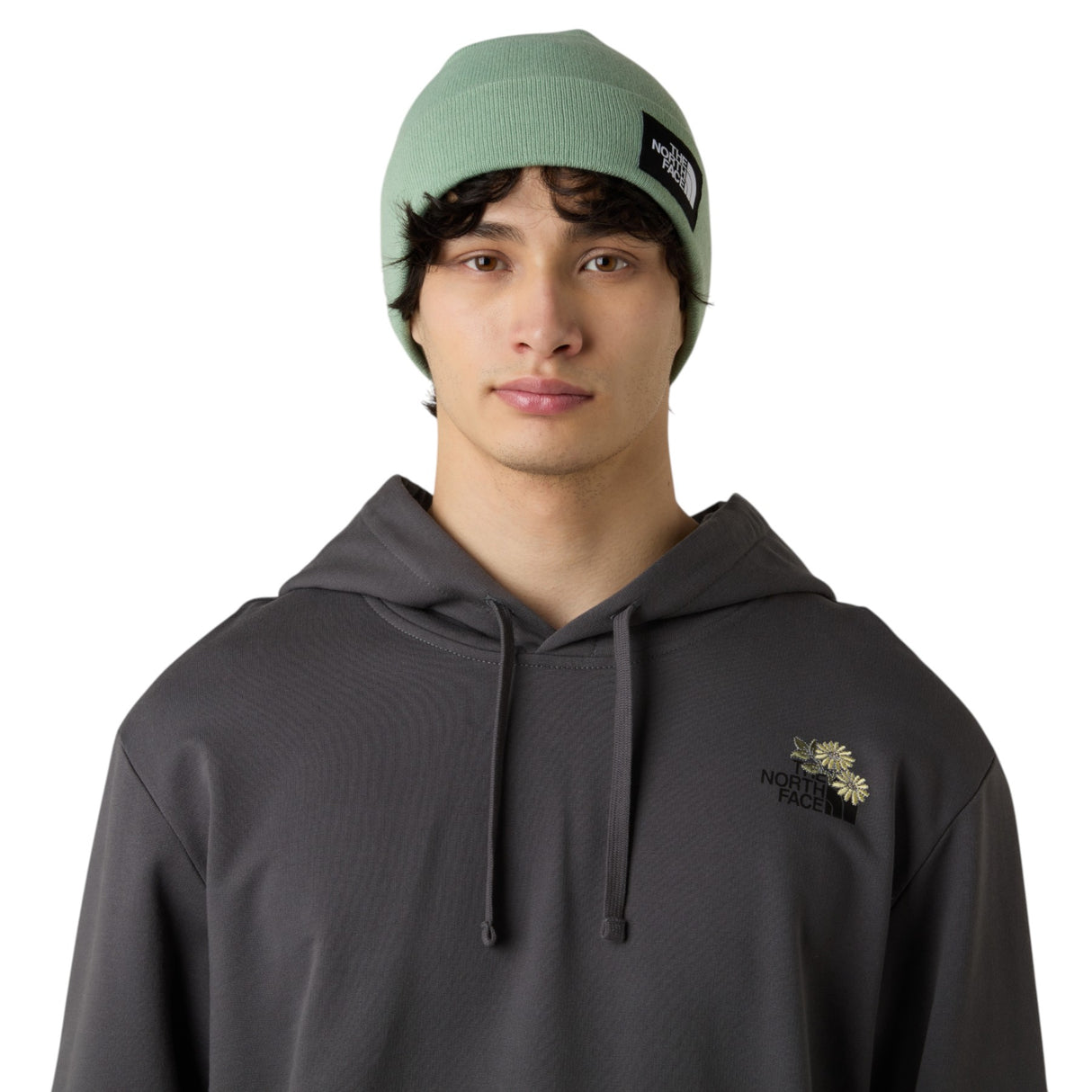 The North Face Dock Worker Recycled Beanie Twilight Galaxy-Slate Moss-Mars Dust-New Taupe Green-TNF Black - 53 Degrees North 