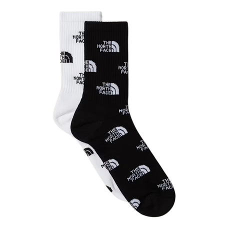 The North Face Everyday Crew Socks - 2 Pack TNF Black/Summit Gold / X-Small-TNF Black/Summit Gold / Small-TNF Black/Summit Gold / Medium-TNF Black/Summit Gold / Large-TNF Black/TNF White / X-Small - 53 Degrees North 