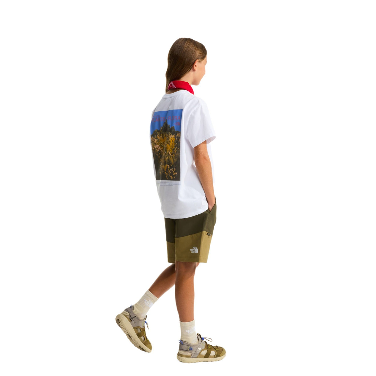 The North Face Girls' Flora Relaxed T-Shirt TNF White / Age 7-8-TNF White / Age 10-TNF White / Age 12-TNF White / Age 14-16-TNF White / Age 18-20 - 53 Degrees North 