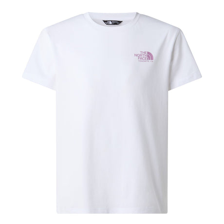 The North Face Girls' Flora Relaxed T-Shirt TNF White / Age 7-8-TNF White / Age 10-TNF White / Age 12-TNF White / Age 14-16-TNF White / Age 18-20 - 53 Degrees North 