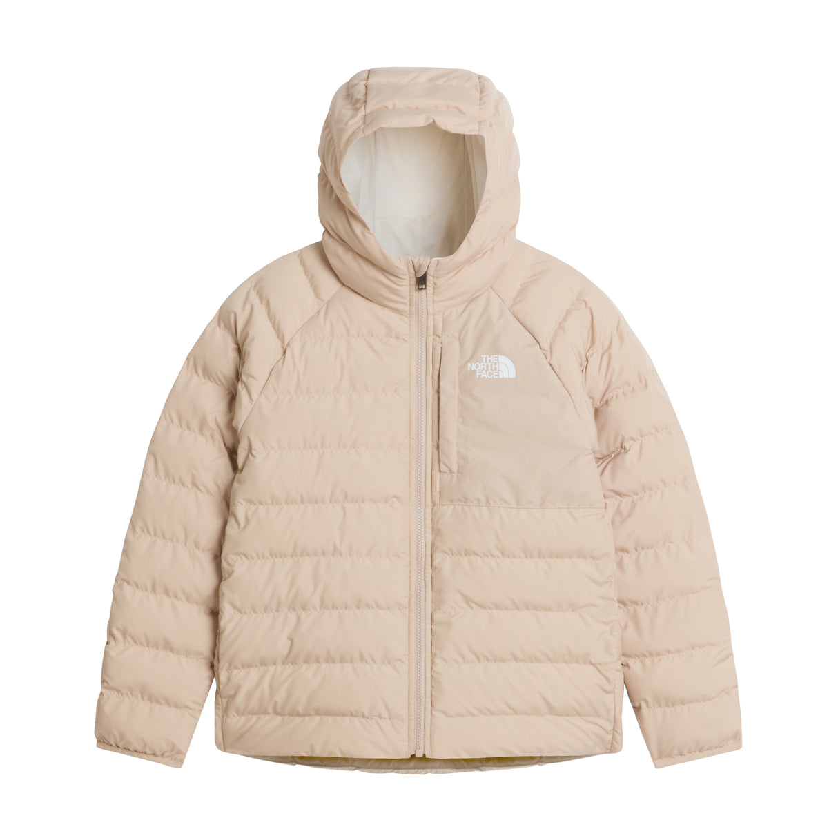 The North Face Girls' Reversible Perrito Hooded Jacket Timeless Taupe / Age 7-8 - 53 Degrees North