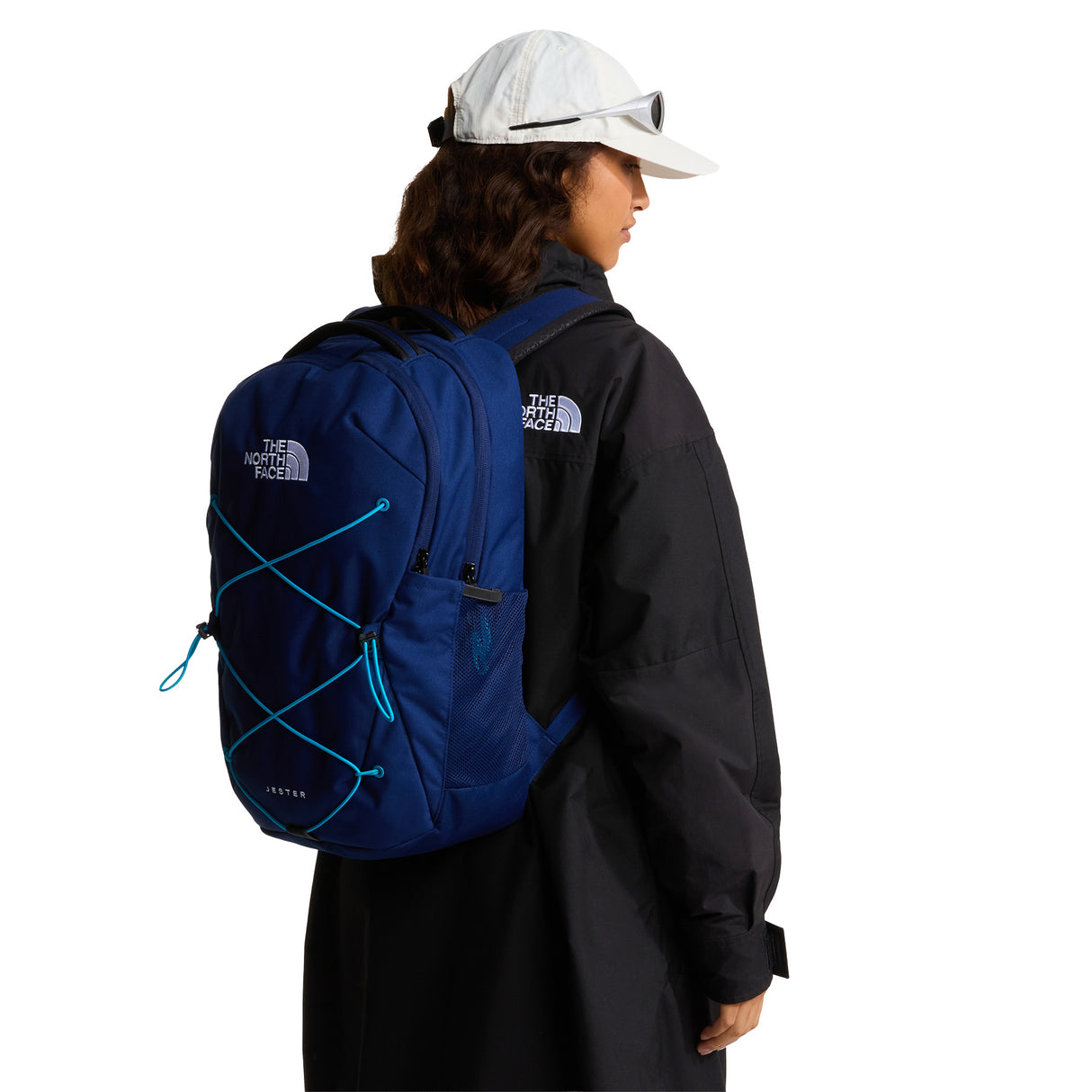 The North Face Jester Backpack Eagle Blue/Meridian Blue-Anthracite Grey/Smoked-TNF Black Light Refract-TNF Blue-TNF Black - 53 Degrees North 