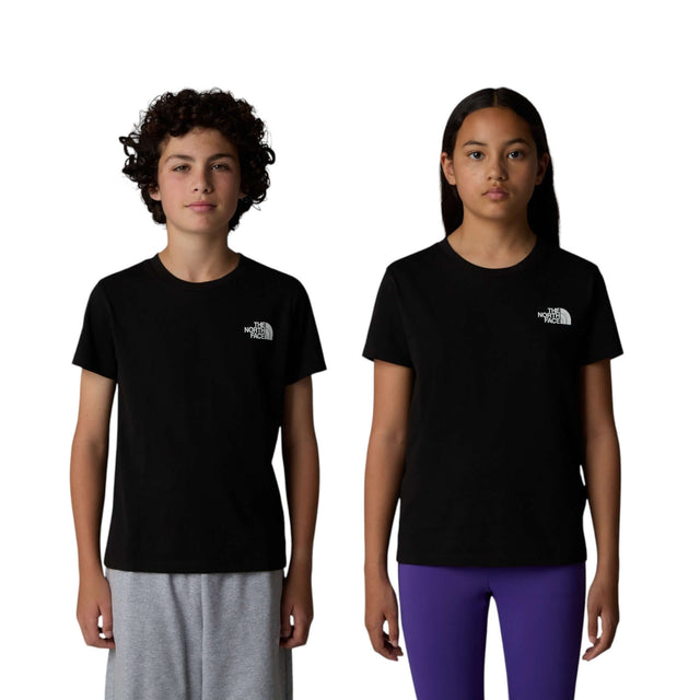 The North Face Kids' Simple Dome T-Shirt TNF Black / Age 7-8-TNF Black / Age 9-10-TNF Black / Age 11-12-TNF Black / Age 14-16-TNF Black / Age 18-20 - 53 Degrees North 
