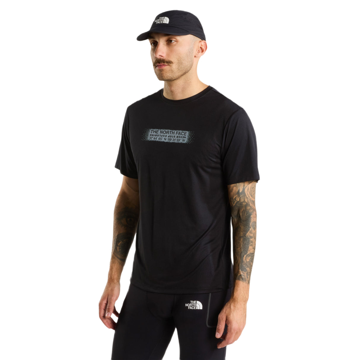 The North Face Men's 24/7 Reflective Seed Graphic T-Shirt TNF Black / Small - 53 Degrees North