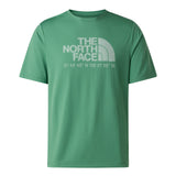 The North Face Men's 24/7 Short Sleeve Tee Logo Graphic Dimmed Algae / Small-Dimmed Algae / Medium-Dimmed Algae / Large-Dimmed Algae / X-Large - 53 Degrees North 