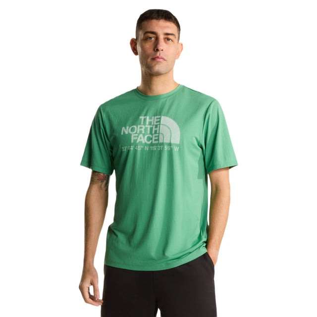 The North Face Men's 24/7 Short Sleeve Tee Logo Graphic Dimmed Algae / Small-Dimmed Algae / Medium-Dimmed Algae / Large-Dimmed Algae / X-Large - 53 Degrees North 