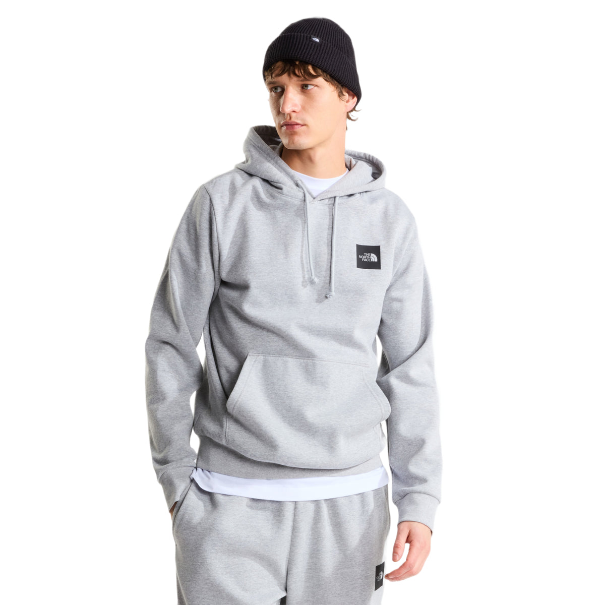 The North Face Men's Box Half Dome Regular Hoodie TNF Pale Grey Heather / Small - 53 Degrees North