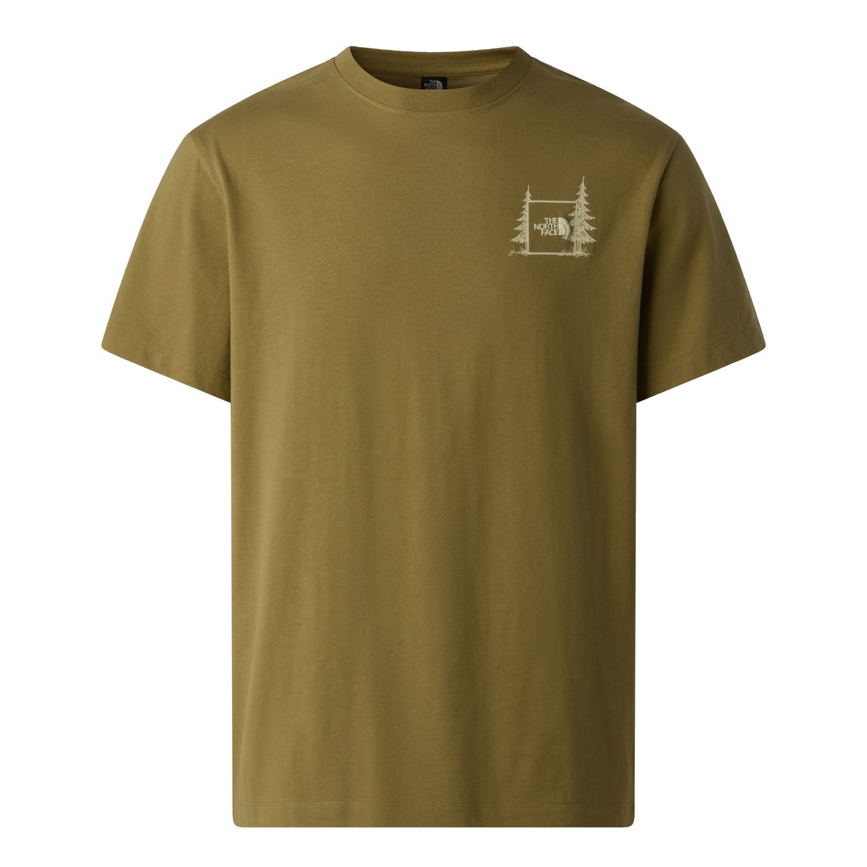 The North Face Men's Camping Relaxed T-Shirt Cedar / Small-Cedar / Medium-Cedar / Large-Cedar / X-Large-Cedar / XX-Large - 53 Degrees North 