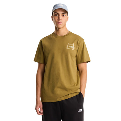 The North Face Men's Camping Relaxed T-Shirt Cedar / Small-Cedar / Medium-Cedar / Large-Cedar / X-Large-Cedar / XX-Large - 53 Degrees North 