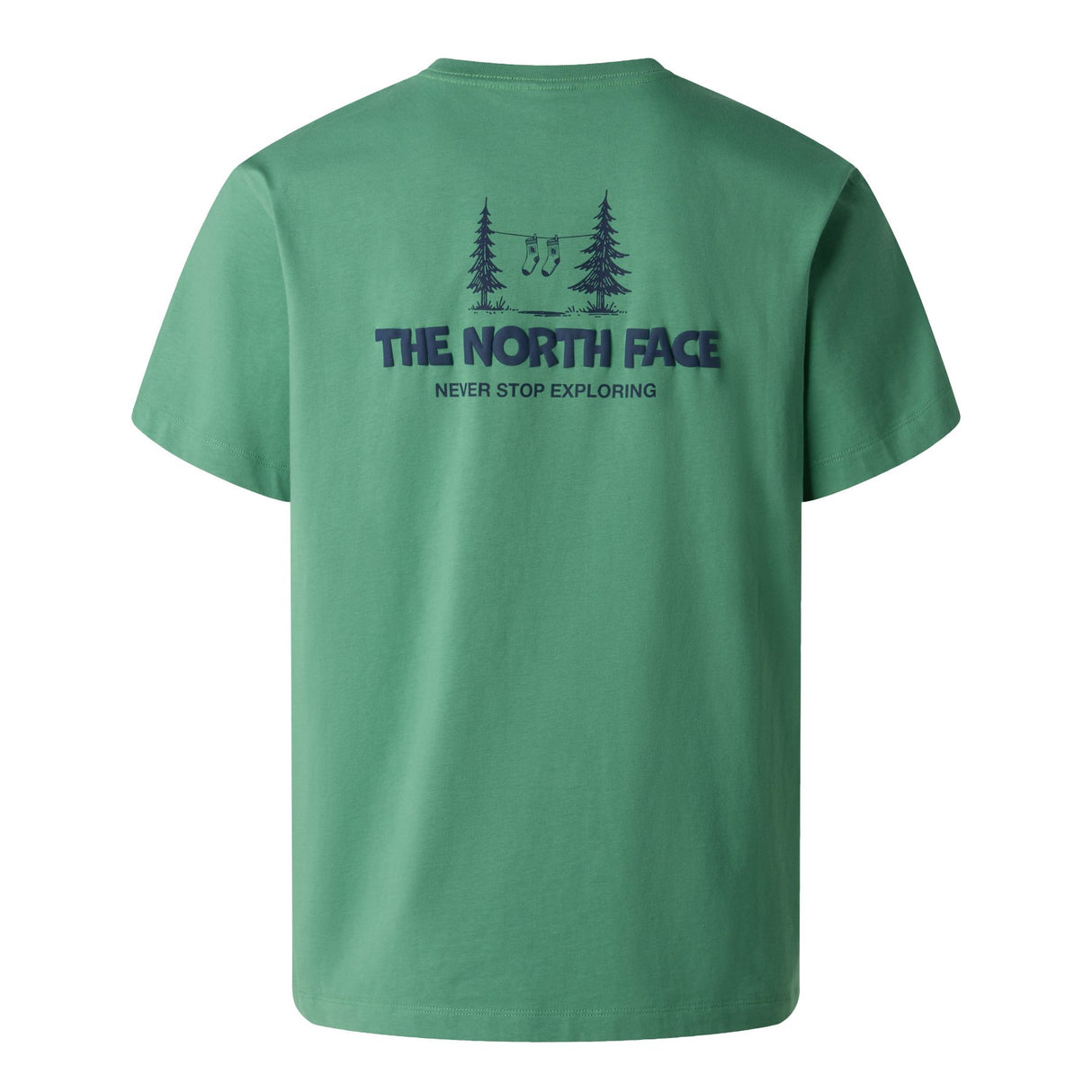 The North Face Men's Camping Relaxed T-Shirt Cedar / Small-Cedar / Medium-Cedar / Large-Cedar / X-Large-Cedar / XX-Large - 53 Degrees North 