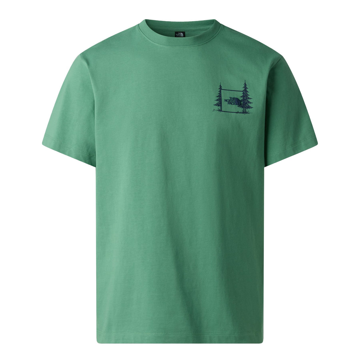 The North Face Men's Camping Relaxed T-Shirt Cedar / Small-Cedar / Medium-Cedar / Large-Cedar / X-Large-Cedar / XX-Large - 53 Degrees North 