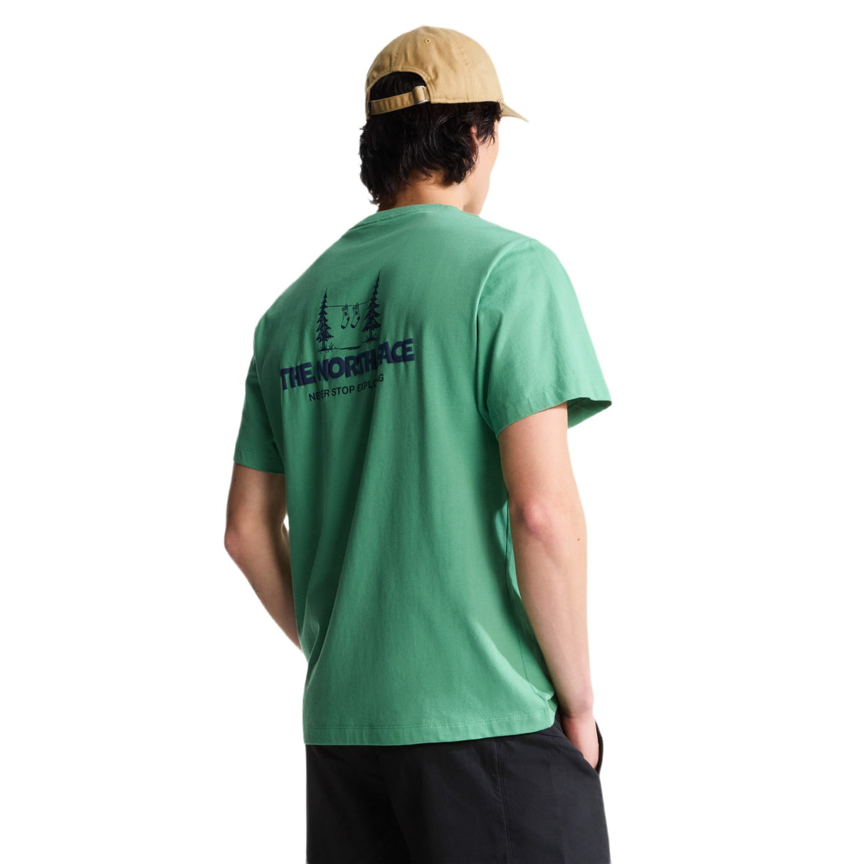The North Face Men's Camping Relaxed T-Shirt Cedar / Small-Cedar / Medium-Cedar / Large-Cedar / X-Large-Cedar / XX-Large - 53 Degrees North 