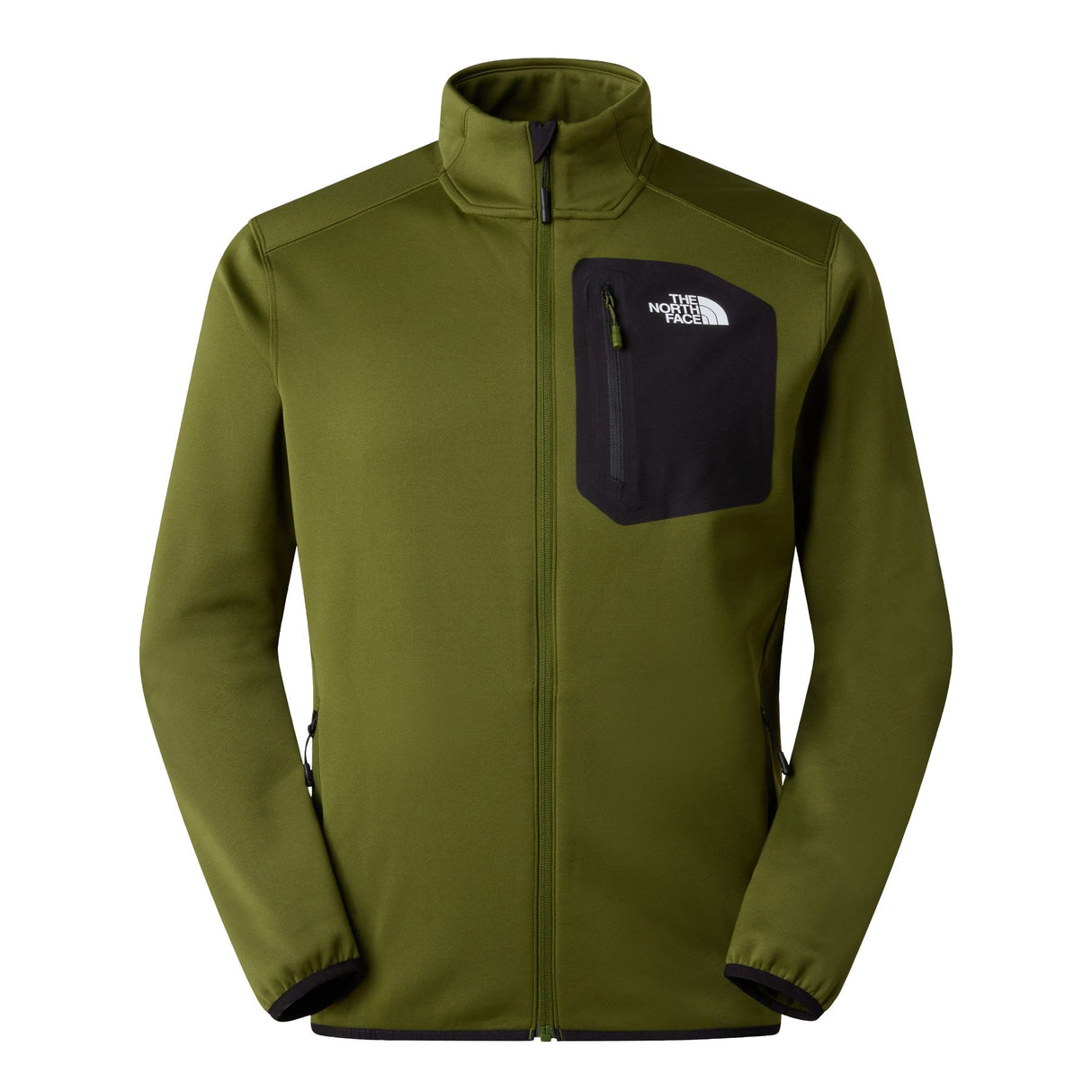 The North Face Men's Crest Full Zip Fleece Jacket Woodland Green/TNF Black / Small-Woodland Green/TNF Black / Medium-Woodland Green/TNF Black / Large-Woodland Green/TNF Black / X-Large-TNF Black / Small - 53 Degrees North 