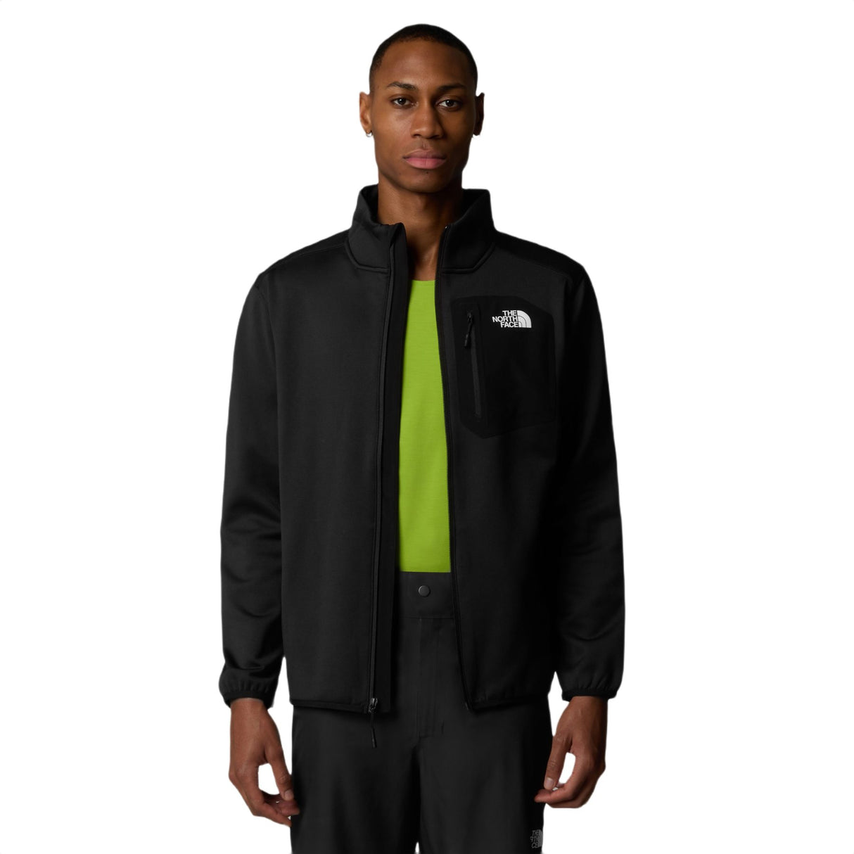The North Face Men's Crest Full Zip Fleece Jacket Woodland Green/TNF Black / Small-Woodland Green/TNF Black / Medium-Woodland Green/TNF Black / Large-Woodland Green/TNF Black / X-Large-TNF Black / Small - 53 Degrees North 