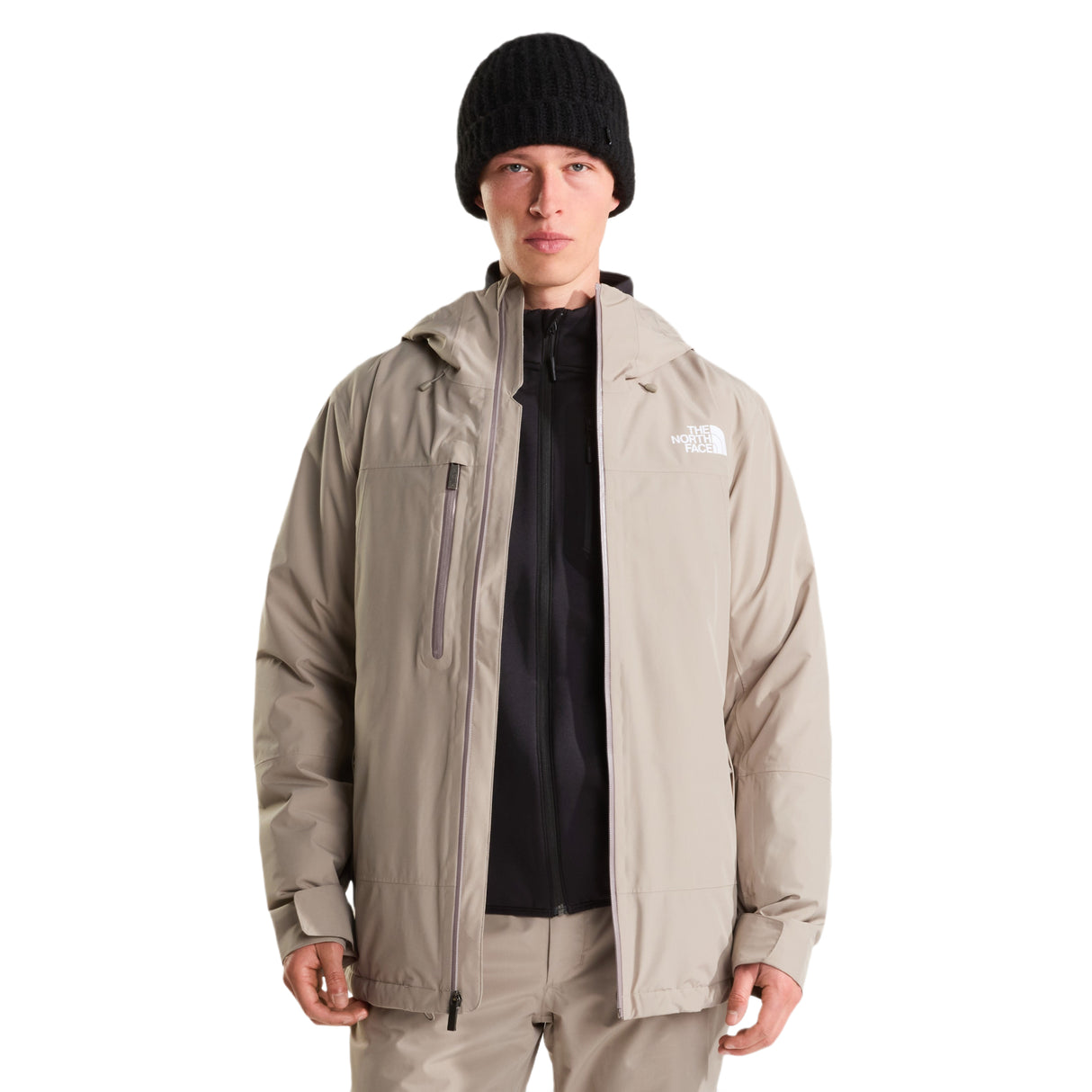 The North Face Men's Descendit Jacket Stone Slab / Small - 53 Degrees North