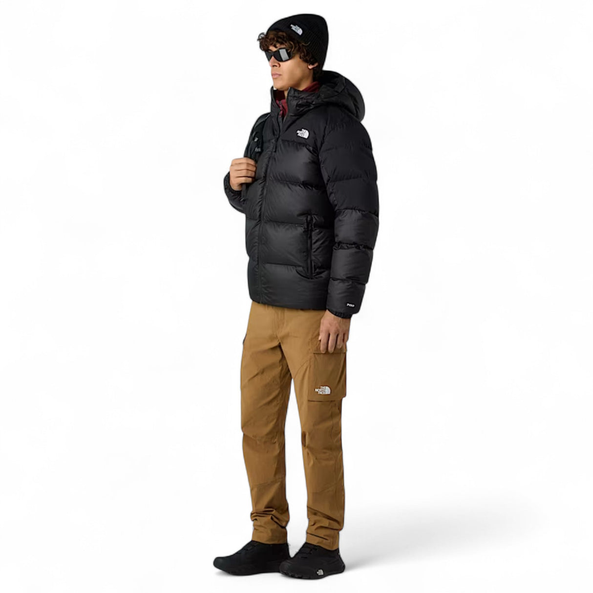 The North Face Men's Diablo Down 2.0 Hooded Jacket TNF Black Heather / Small - 53 Degrees North