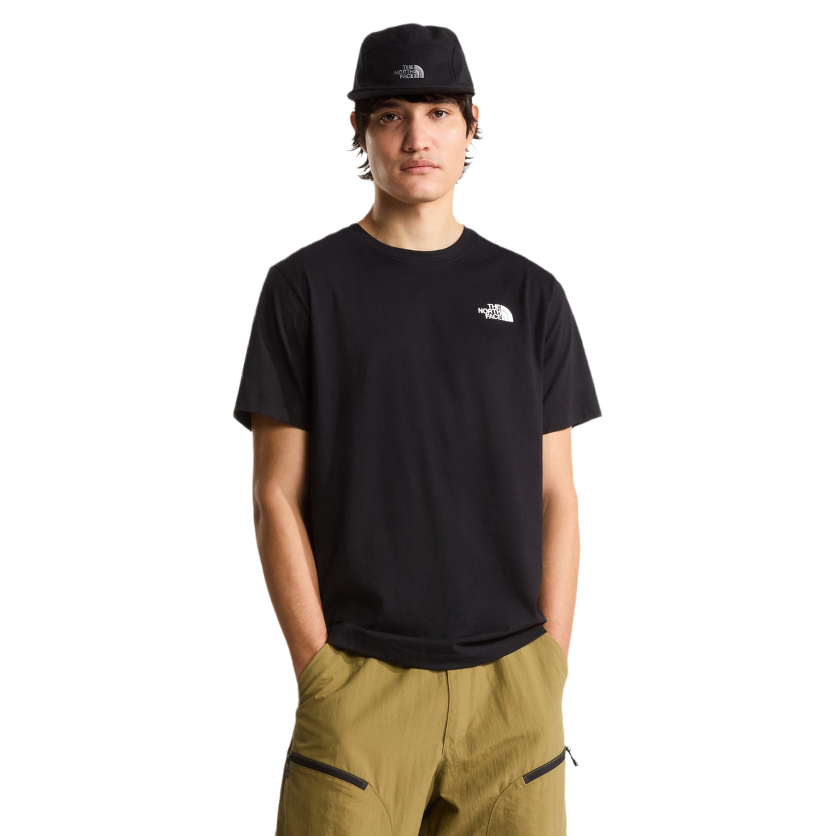 The North Face Men's Evolution Box NSE Regular Short Sleeve T-Shirt TNF Black/TNF White / Small - 53 Degrees North
