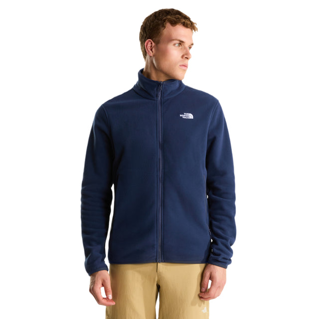 The North Face Men's Glacier Fleece Jacket Summit Navy / Small - 53 Degrees North