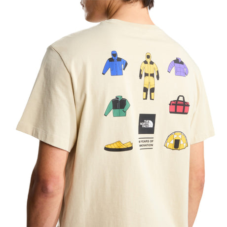 The North Face Men's Icon Celebration T-Shirt Desert Stone / Small-Desert Stone / Medium-Desert Stone / Large-Desert Stone / X-Large-Desert Stone / XX-Large - 53 Degrees North 