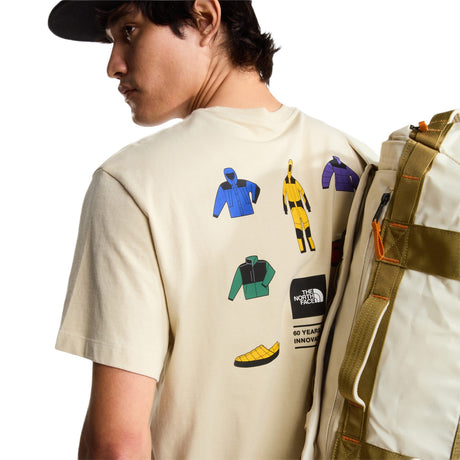 The North Face Men's Icon Celebration T-Shirt Desert Stone / Small-Desert Stone / Medium-Desert Stone / Large-Desert Stone / X-Large-Desert Stone / XX-Large - 53 Degrees North 