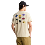 The North Face Men's Icon Celebration T-Shirt Desert Stone / Small-Desert Stone / Medium-Desert Stone / Large-Desert Stone / X-Large-Desert Stone / XX-Large - 53 Degrees North 