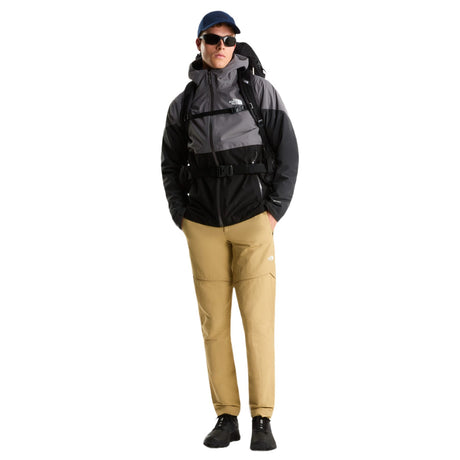 The North Face Men's Lightning Zip-In Waterproof Jacket TNF Black/Smoked Pearl / Small-TNF Black/Smoked Pearl / Medium-TNF Black/Smoked Pearl / Large-TNF Black/Smoked Pearl / X-Large-TNF Black/Smoked Pearl / XX-Large - 53 Degrees North 