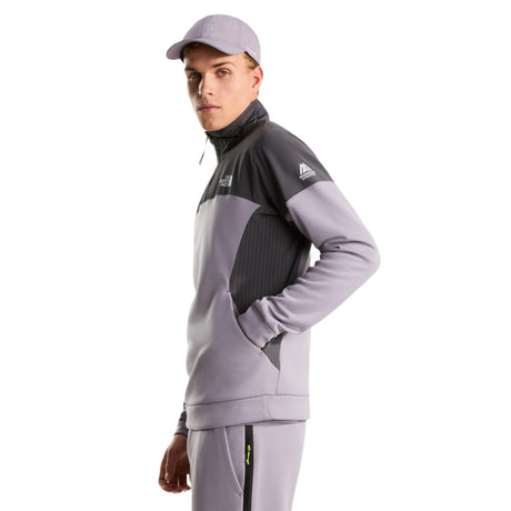 The North Face Men's Mountain Athletics 1/4 Zip Fleece Transcendent Grey/Anthracite / Small-Transcendent Grey/Anthracite / Medium-Transcendent Grey/Anthracite / Large-Transcendent Grey/Anthracite / X-Large - 53 Degrees North 