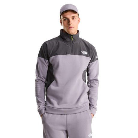 The North Face Men's Mountain Athletics 1/4 Zip Fleece Transcendent Grey/Anthracite / Small-Transcendent Grey/Anthracite / Medium-Transcendent Grey/Anthracite / Large-Transcendent Grey/Anthracite / X-Large - 53 Degrees North 