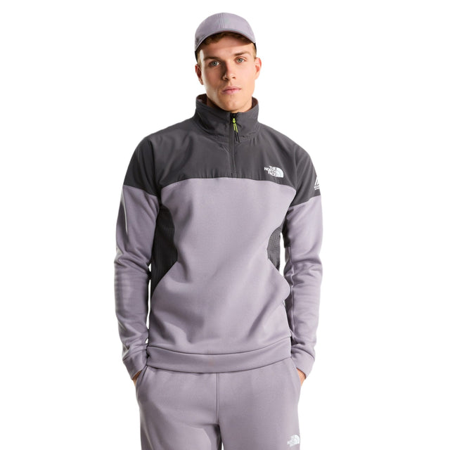 The North Face Men's Mountain Athletics 1/4 Zip Fleece Transcendent Grey/Anthracite / Small-Transcendent Grey/Anthracite / Medium-Transcendent Grey/Anthracite / Large-Transcendent Grey/Anthracite / X-Large - 53 Degrees North 