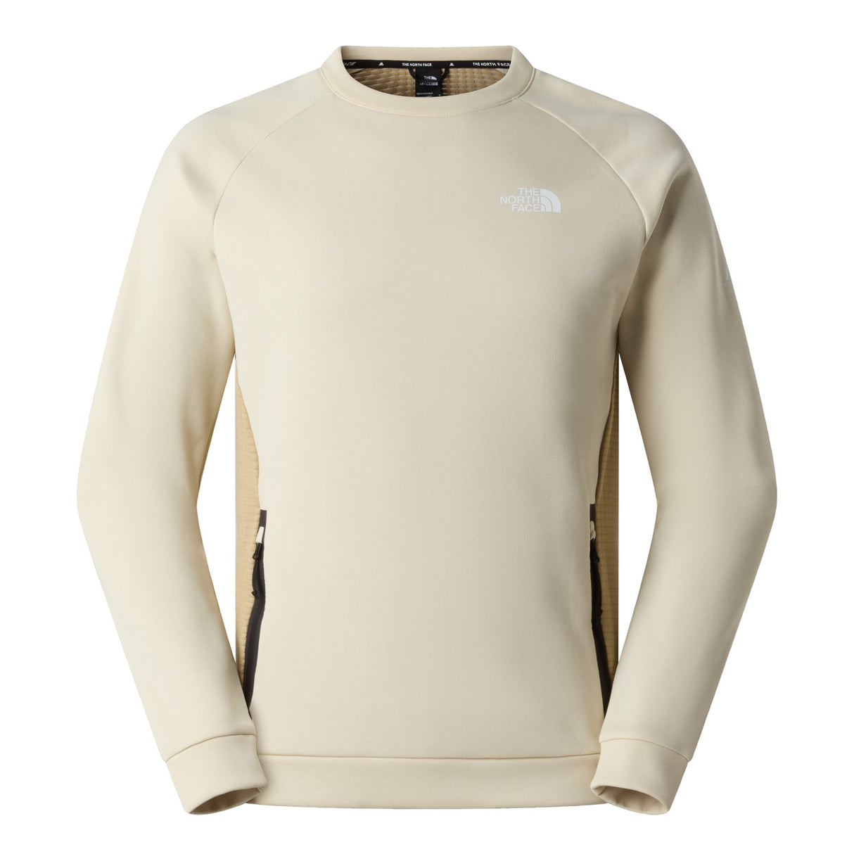 The North Face Men's Mountain Athletics Fleece Sweatshirt Desert Stone/Khaki Stone / Small - 53 Degrees North