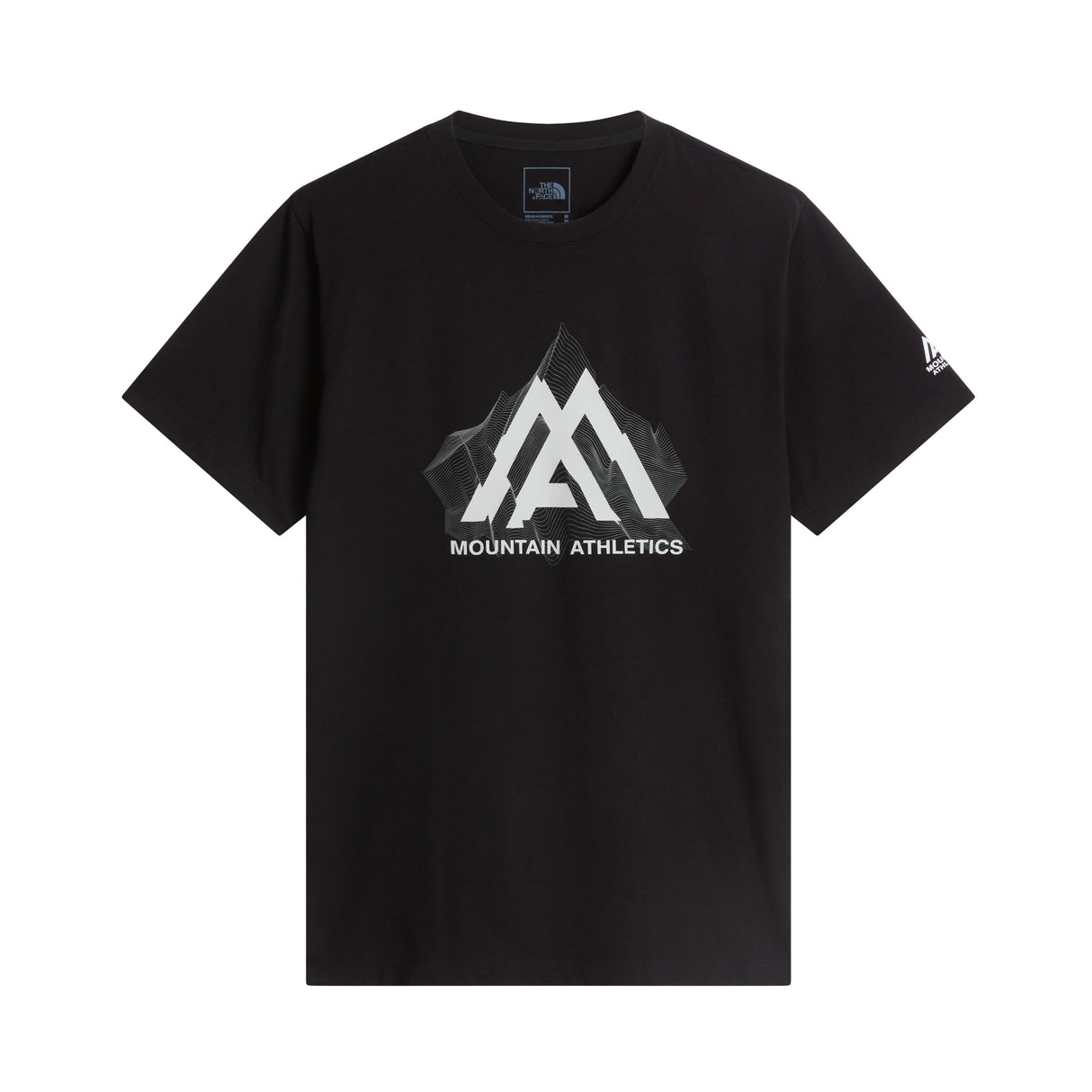 The North Face Men's Mountain Athletics Topographic T-Shirt TNF Black / Small - 53 Degrees North