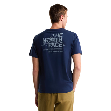 The North Face Men's Mountain Sketch Regular T-Shirt Summit Navy / Small-Summit Navy / Medium-Summit Navy / Large-Summit Navy / X-Large-Summit Navy / XX-Large - 53 Degrees North 