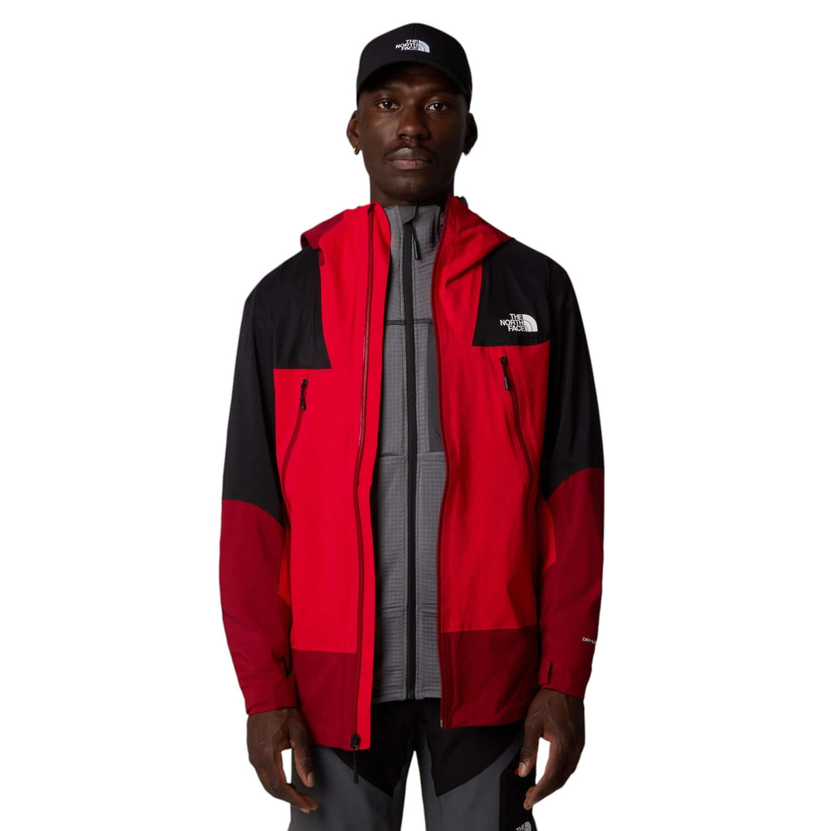 The North Face Men's Signal 2.5L DryVent Waterproof Jacket Skyline Blue/Adriatic Blue / Small-Skyline Blue/Adriatic Blue / Medium-Skyline Blue/Adriatic Blue / Large-Skyline Blue/Adriatic Blue / X-Large-Lava Red/Iron Clay/TNF Black / Small - 53 Degrees North 