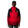 The North Face Men's Signal 2.5L DryVent Waterproof Jacket Lava Red/Iron Clay/TNF Black / Small - 53 Degrees North