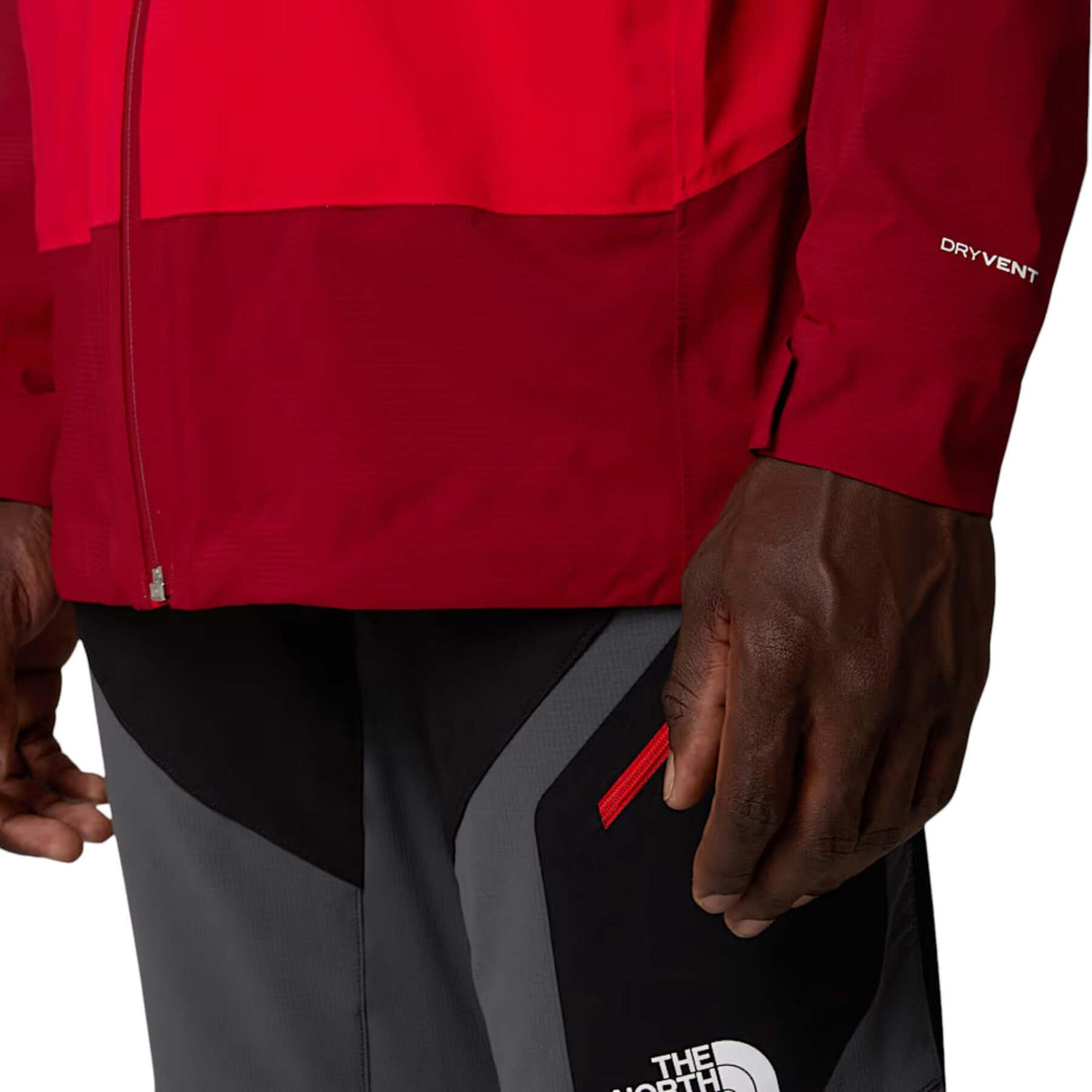 The North Face Men's Signal 2.5L DryVent Waterproof Jacket Skyline Blue/Adriatic Blue / Small-Skyline Blue/Adriatic Blue / Medium-Skyline Blue/Adriatic Blue / Large-Skyline Blue/Adriatic Blue / X-Large-Lava Red/Iron Clay/TNF Black / Small - 53 Degrees North 