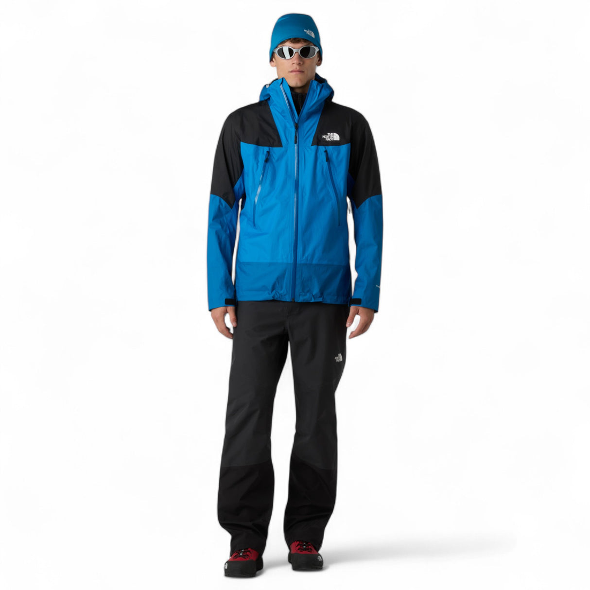The North Face Men's Signal 2.5L DryVent Waterproof Jacket Skyline Blue/Adriatic Blue / Small-Skyline Blue/Adriatic Blue / Medium-Skyline Blue/Adriatic Blue / Large-Skyline Blue/Adriatic Blue / X-Large-Lava Red/Iron Clay/TNF Black / Small - 53 Degrees North 