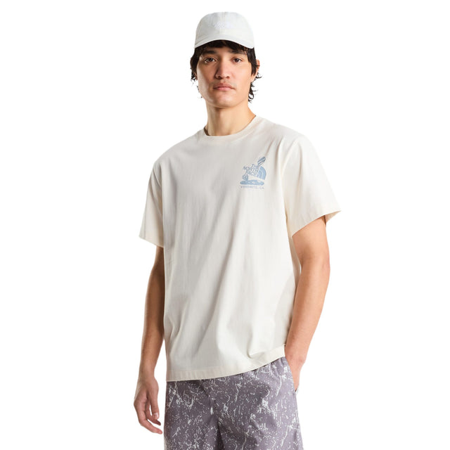 The North Face Men's Stones Relaxed T-Shirt White Dune / Small-White Dune / Medium-White Dune / Large-White Dune / X-Large-White Dune / XX-Large - 53 Degrees North 