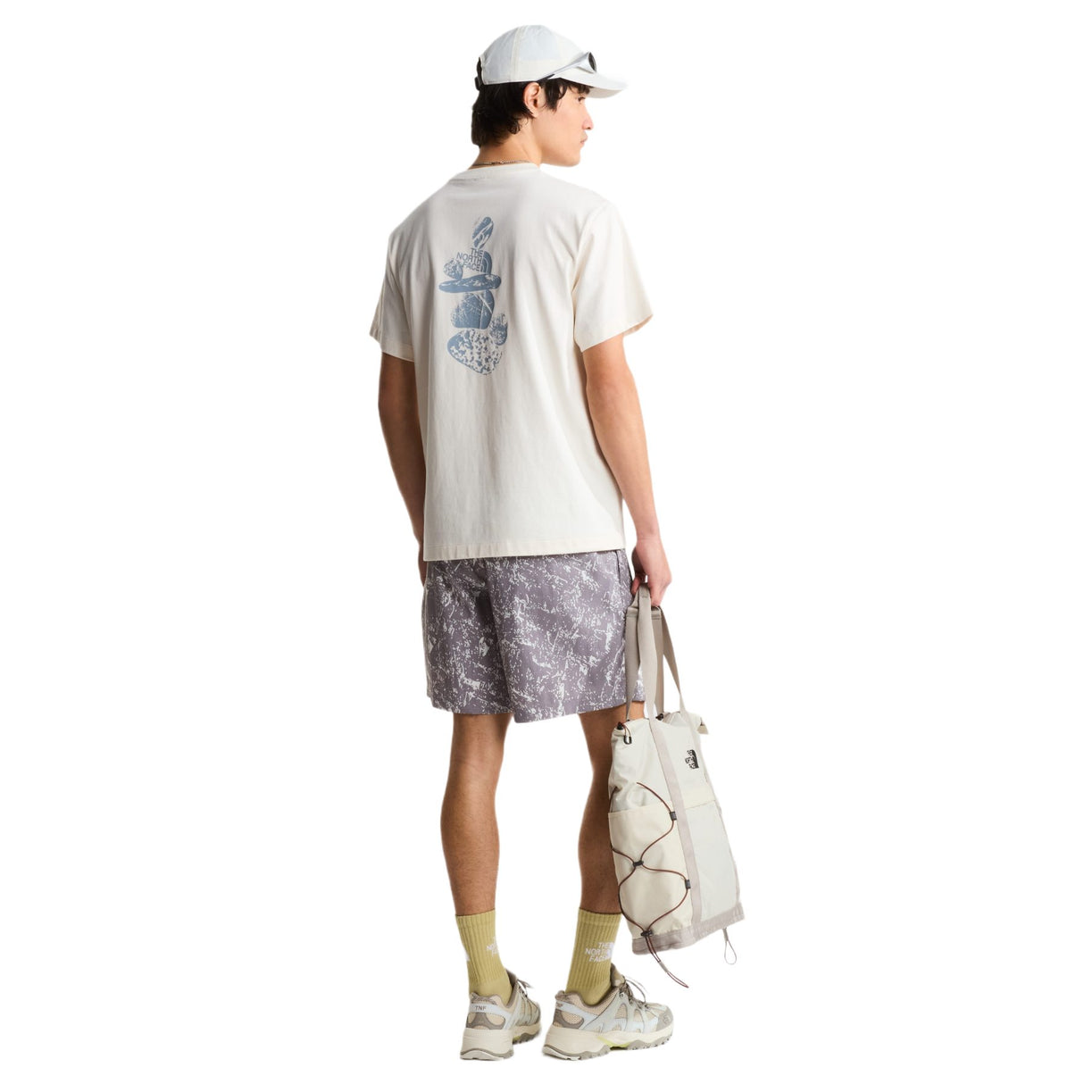 The North Face Men's Stones Relaxed T-Shirt White Dune / Small-White Dune / Medium-White Dune / Large-White Dune / X-Large-White Dune / XX-Large - 53 Degrees North 