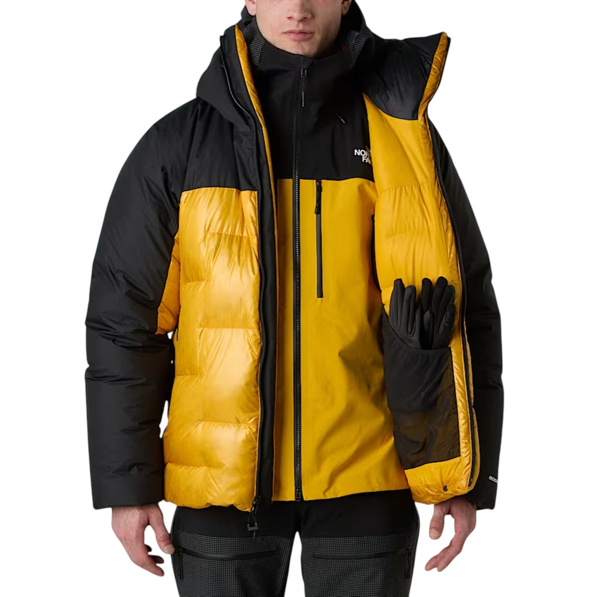 The North Face Men's Summit Himalayan Down Parka Summit Gold/TNF Black / Medium-Summit Gold/TNF Black / Large - 53 Degrees North 
