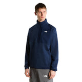 The North Face Men's TNF Performance 1/4 Zip Fleece Sweater Summit Navy Dark Heather / Small - 53 Degrees North
